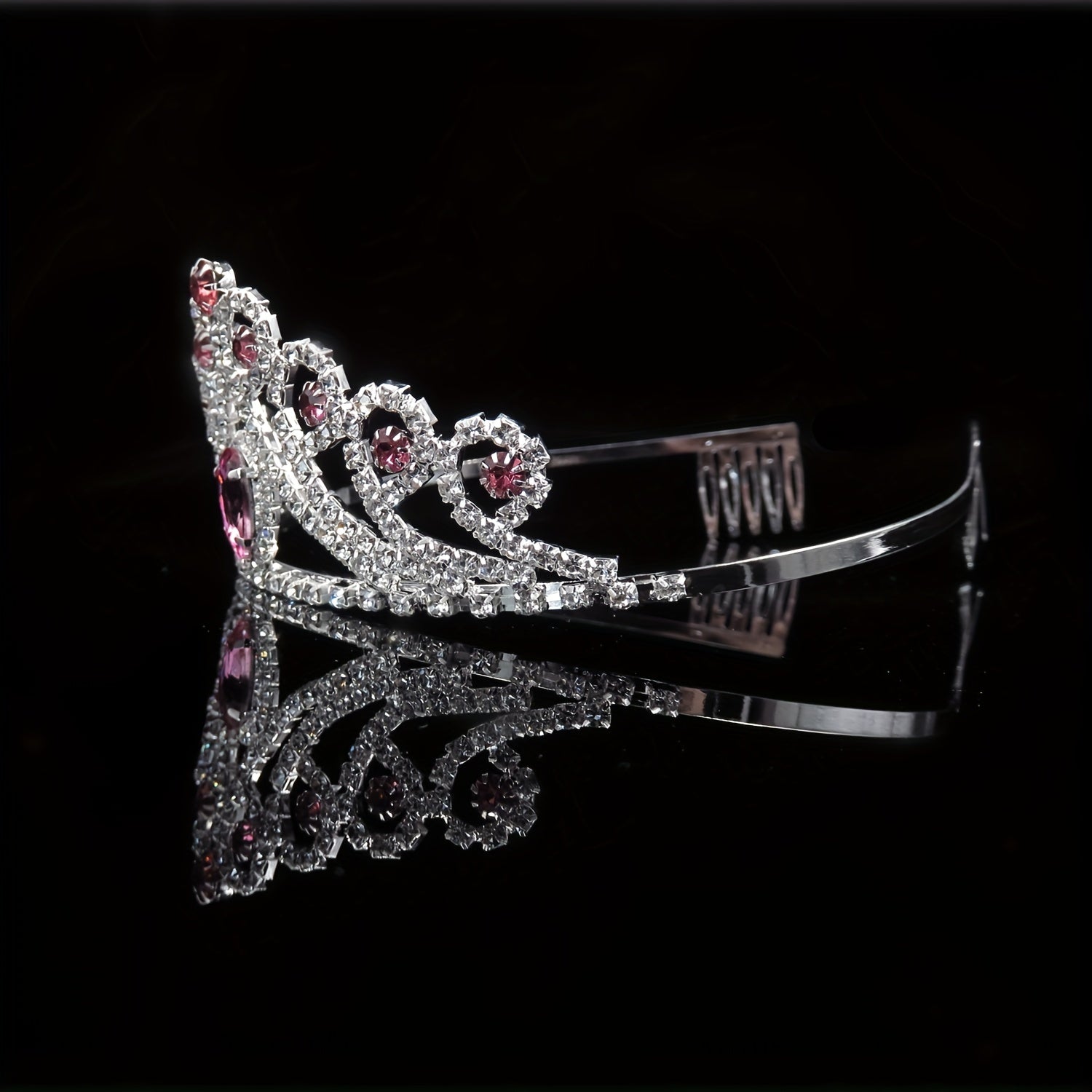 Crystal Headband Rhinestone Crown Wedding Hair Accessories