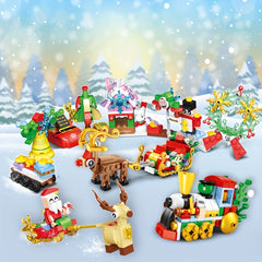 24-in-1 Christmas Advent Calendar Building Set Kids' DIY Toy Kit