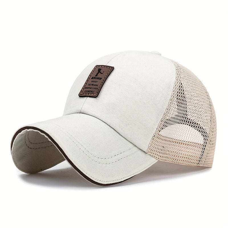 Embroidered Mesh Baseball Cap Unisex Outdoor Hat