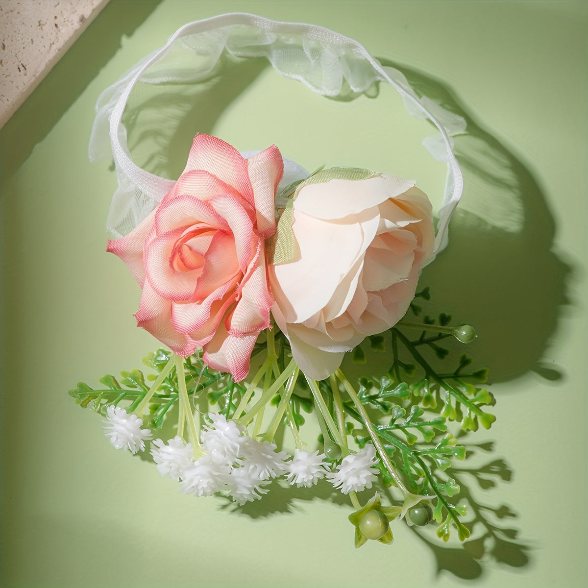 Pastoral Style Flower Wristband Lace Strap Women's Accessories