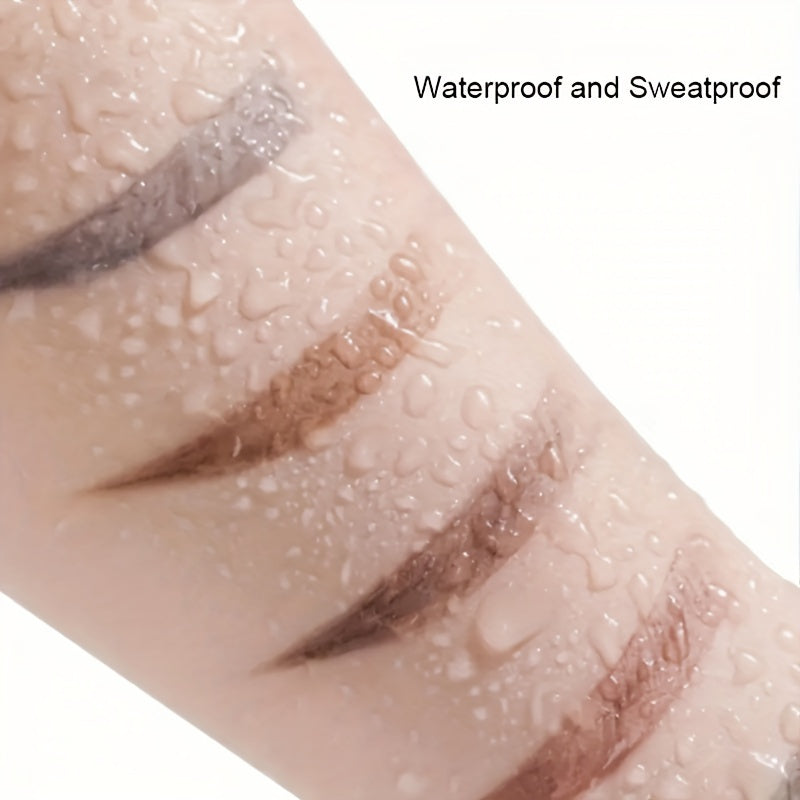 Dual-Ended Waterproof Eyebrow Pencil & Powder Dark Brown Light Brown T