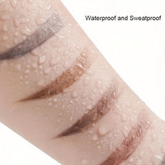 Dual-Ended Waterproof Eyebrow Pencil & Powder for Long-Lasting Results