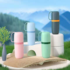 Portable Outdoor Toothbrush Cup with Storage Box