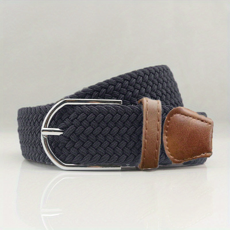 Men's/Women's Elastic Stretch Casual Head PU Belt