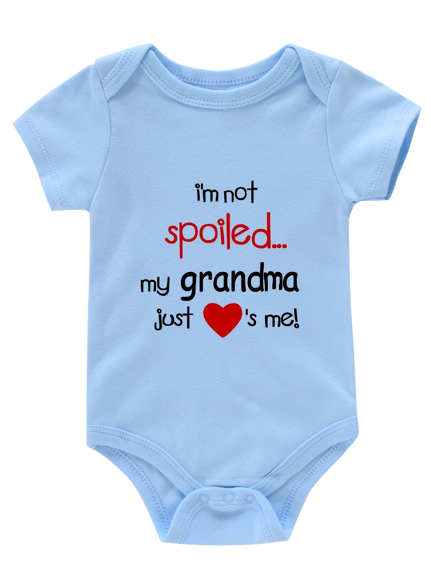 Newborn Infant Short Sleeve Romper Bodysuit for Baby Girls