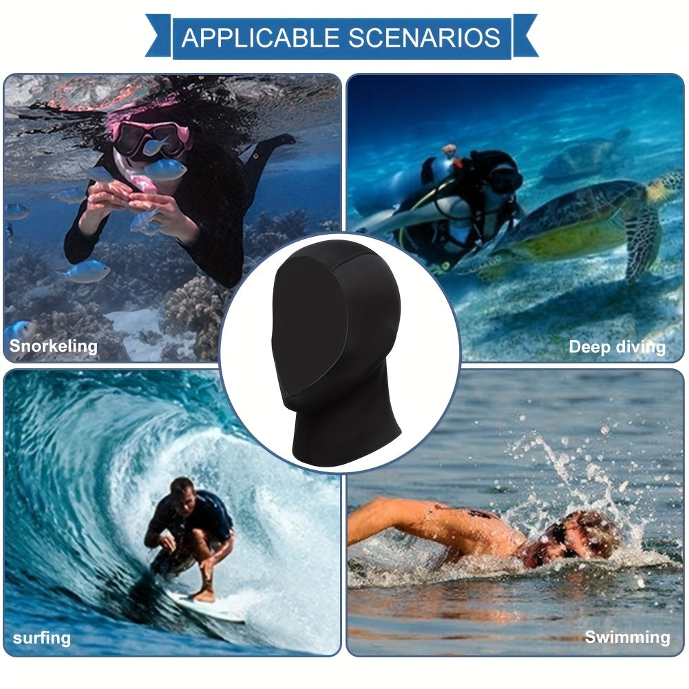 3MM Neoprene Scuba Diving Hood for Warmth and Comfort