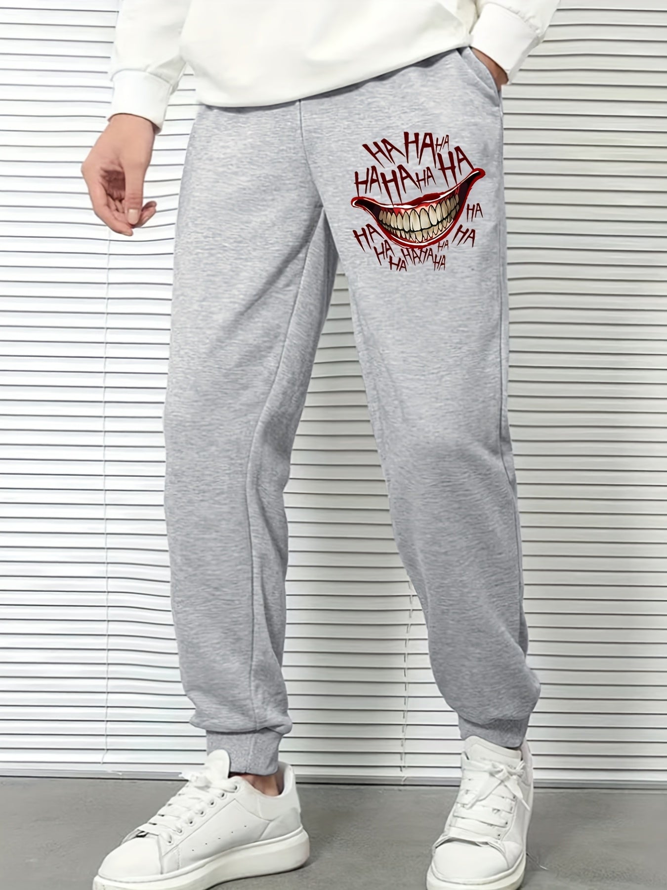 Men's Drawstring Jogging Trousers, Comfortable Joggers