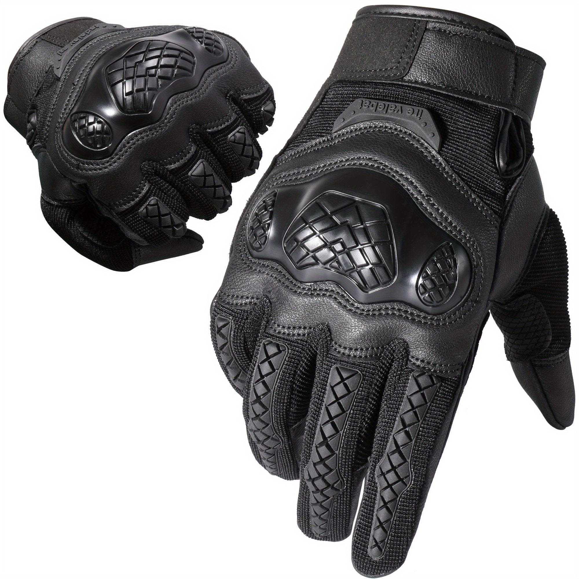 MVPTOO Protective Motorcycle Gloves Full Finger Tactical Gloves for Men & Women