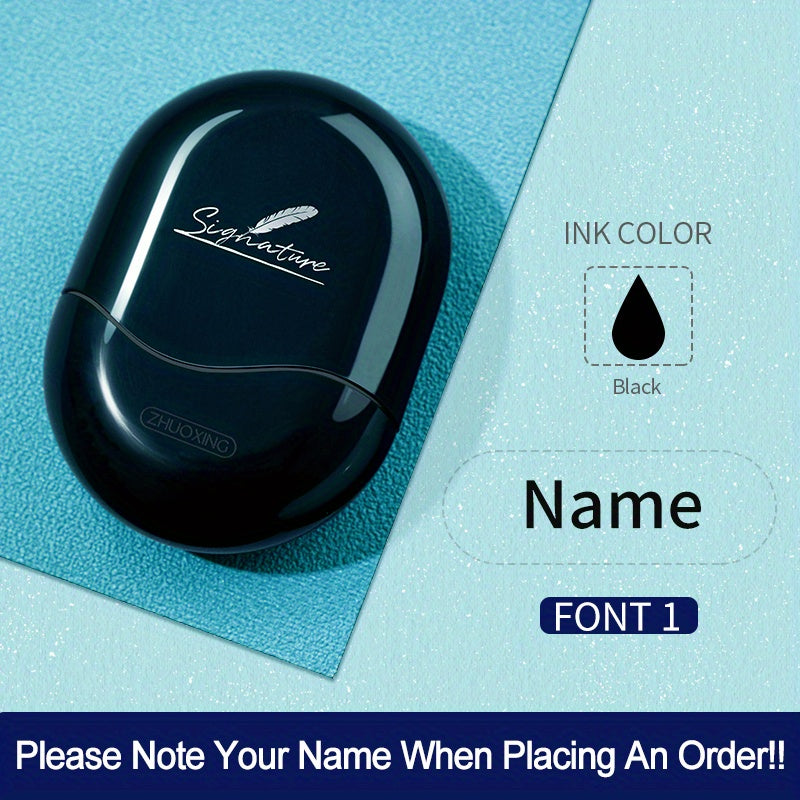 Personal Name Stamp Handwritten Signature Seal Custom Engraving Private Seal