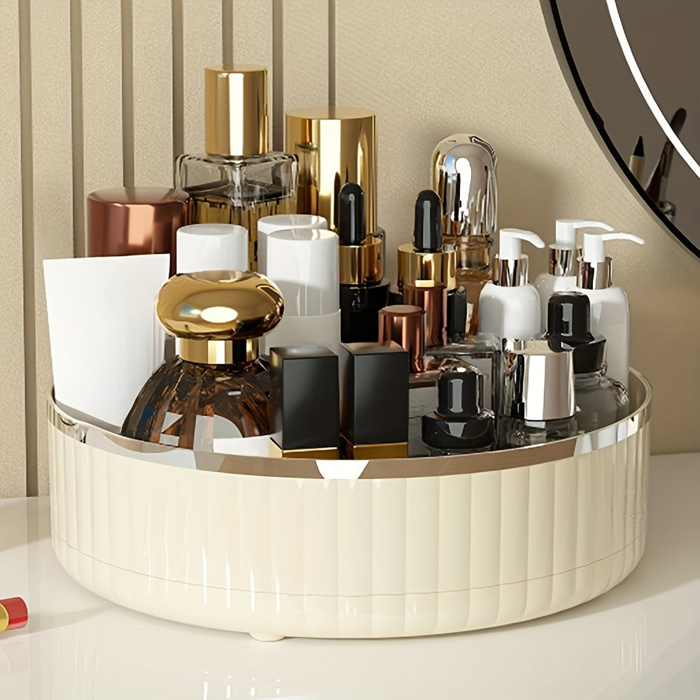 Modern Round Tray 360 Rotating Skincare Storage Rack Lazy Susan Turntable