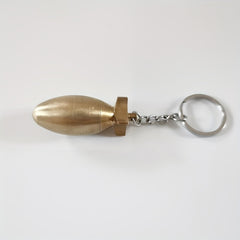 Creative Bomb Shaped Medicine Bottle Keychain Waterproof Sealed Jar Pendant