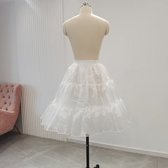 Vintage Wedding Skirt Ice Yarn Splicing Polyester Hand Wash One Size