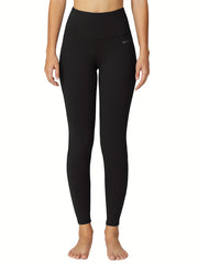 Women's High Waist Yoga Leggings Slim Fit Breathable Workout Tights