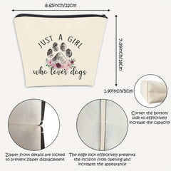 Dog Birthday Gift For Sister Makeup Bag Zipper Purse