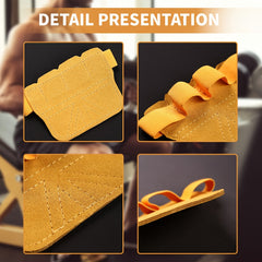 2pcs Calfskin Leather Palm Protectors for Pull Up Assistance - Men & Women
