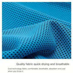 Cooling Sports Towel with Silicone Storage Box - Quick Dry