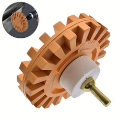 Car Rubber Wheel Adhesive Remover Drill Adapter Polishing Tool