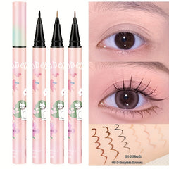 Ultra Fine Liquid Eyeliner Brightens Eyelids Waterproof Non-Smudge