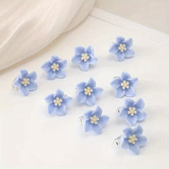 10pcs Flower Hair Clips for Baby Girls - Perfect for Parties & Holidays