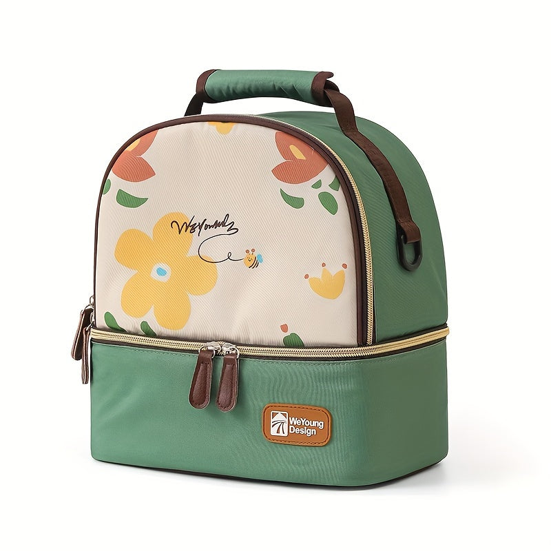 Animal Print Mommy Backpack Insulated Milk Storage Diaper Bag