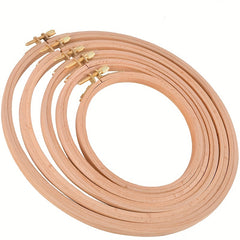 1pc Beech Wood Embroidery Hoop Cross Stitch Frame