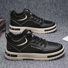 Men's High Top Skate Shoes Non Slip Sneakers Men's Footwear