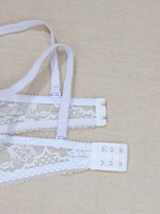 Contrast Lace Push Up Bras Comfy & Breathable Lifting Anti Sagging Bra