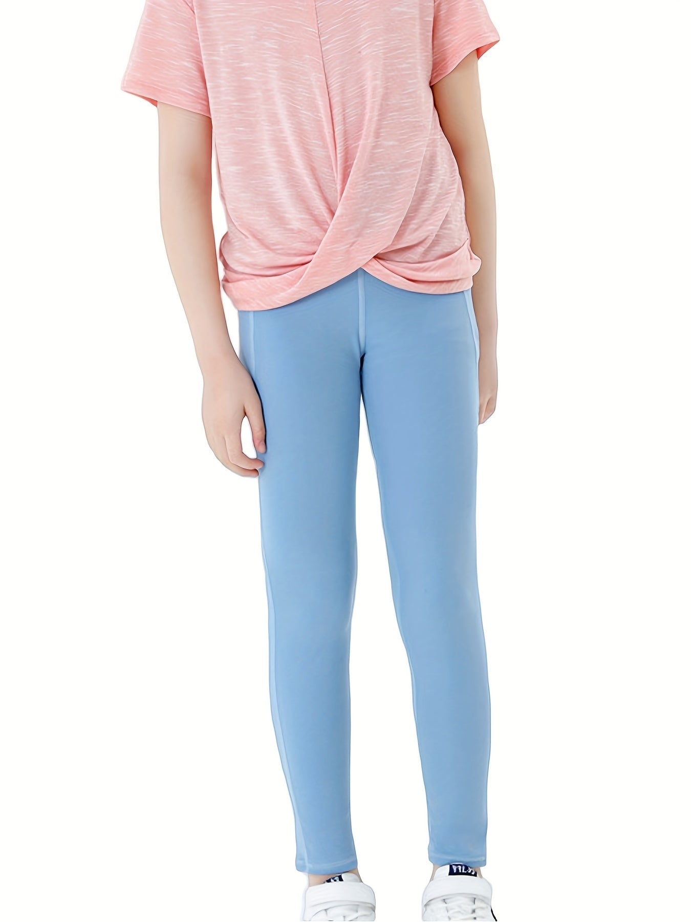 Girls Soft Stretch Athletic Leggings Slim Fit Sports Yoga Workout Pants
