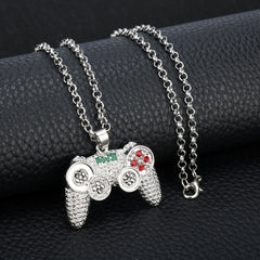 Boys Game Console Pendant Necklace Decorative Accessories Holiday Gift