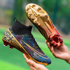 Boys Turf Anti Slip Football Shoes Lightweight Sport Shoes