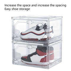 Transparent Shoe Box Shoe Storage Container Stackable Sports Shoe Storage