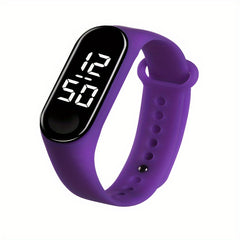 LED Watch with Silicone Band for Workout