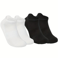 Men's Breathable Cotton Ankle Socks - 3 Pairs