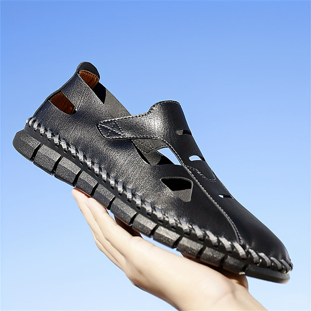Men's Closed Toe Superfine Fiber Outdoor Casual Sandals