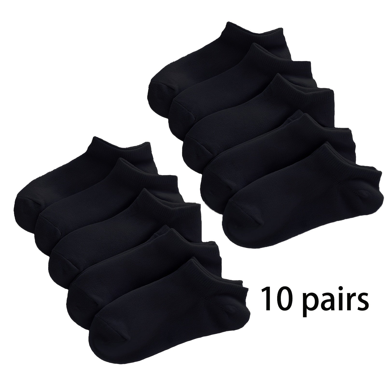 10 Pairs Kids Cotton Ankle Socks Soft Breathable Comfortable