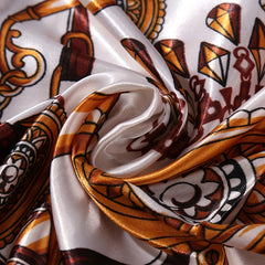Satin Silk Large Square Scarf