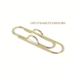 5pcs Metal Pen Clip Notebook Accessory Paper Clip Pen Holder