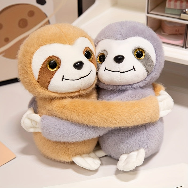 Hugging Sloth Brothers Two piece Set Plush Toys Simulation Sloth Plush Animal