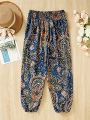 Casual Elastic Waist Pants for Women