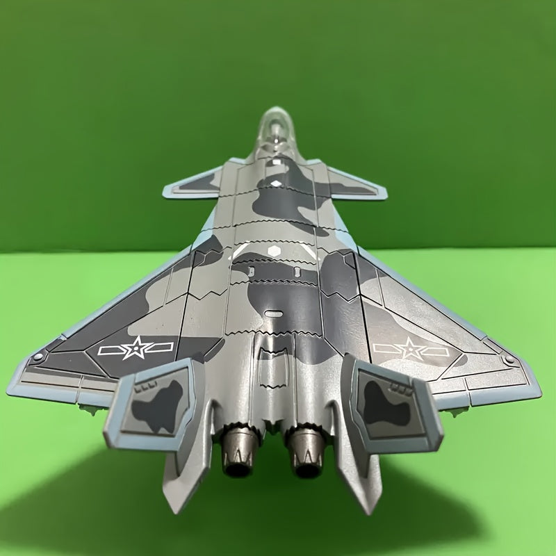 F-20 Fighter Jet Model Self Assembly Kit Desk Decor Realistic Easy to Assemble