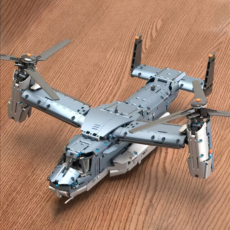 1500pcs Aircraft Airplane Building Block Set Toy Models Collectible