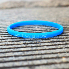Letter Pattern Silicone Stretch Bracelet for Teens Girls