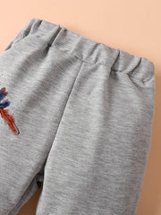 Dragonfly Pattern Long Pants Set