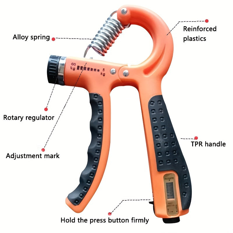 Adjustable Grip Strength Trainer Hand Exerciser for Muscle Training