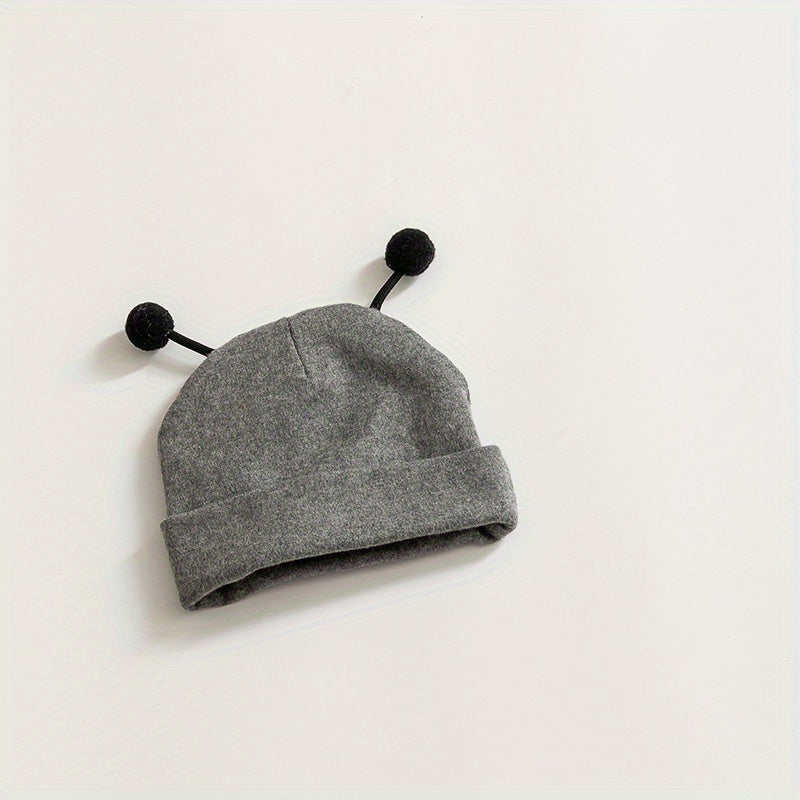Newborn Photography Props Soft Beanie Hat with Bee Trigger