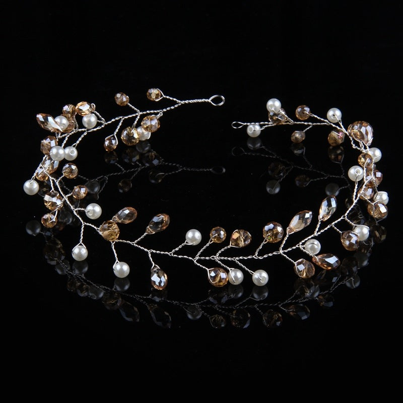 Crystal Bridal Headband Wedding Head Dress Head Piece Bridal Hair Accessory