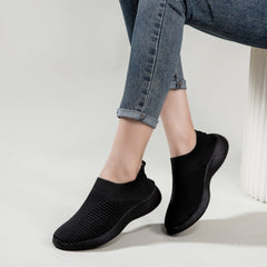 Women's Lightweight Slip On Socks Shoes Low Top Sneakers