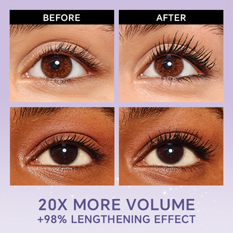 Milky Way Gradient Waterproof Mascara - Long Lasting Smudge Proof Makeup