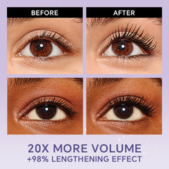 Milky Way Gradient Waterproof Mascara - Long Lasting Smudge Proof Makeup