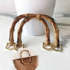DIY Bamboo Handle Decoration for Tote Bag